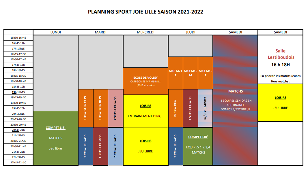 Planning 2021-2022